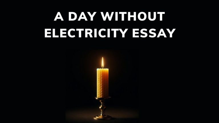 A Day Without Electricity Essay: 100,150,200,500 Words For Class 2-6
