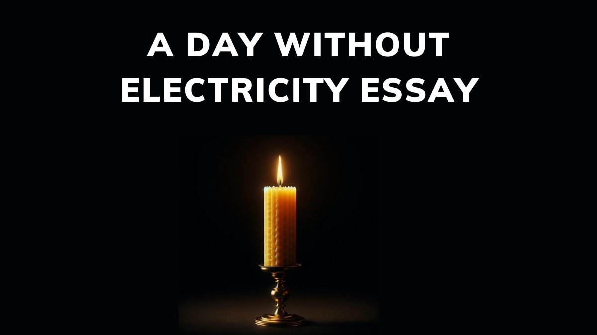 A Day Without Electricity Essay 100 Words