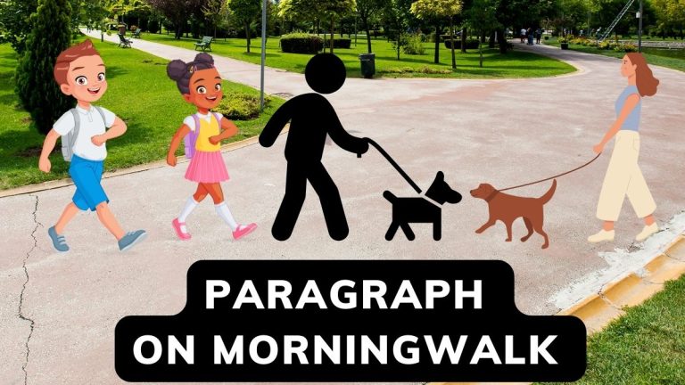 Paragraph On Morning Walk 100-200 Words For Class 3-8