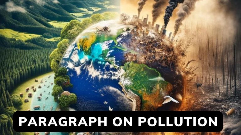 Paragraph on Pollution For Class 4,5,6,7,8,9,10