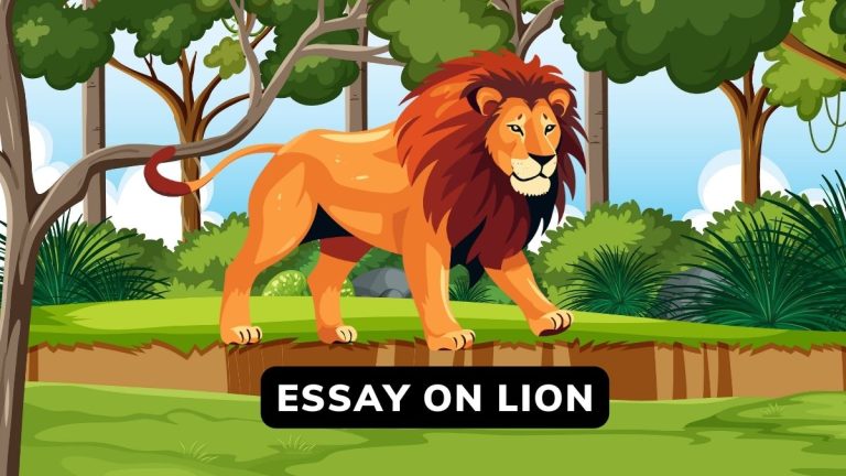Essay On Lion In English Class 1-6 And 100 Words