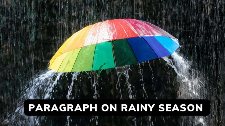 Paragraph On Rainy Season 100-200 Words And For Class 1-10