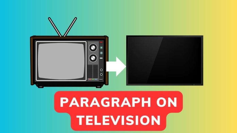 Paragraph On Television In English For Class 3-10