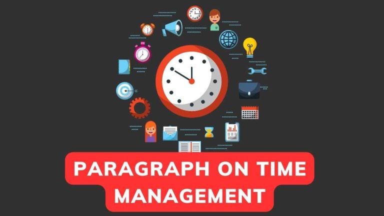 Paragraph On Time Management For All Students